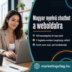 Magyar nyelvű chatbot a weboldalra — esettanulmány
